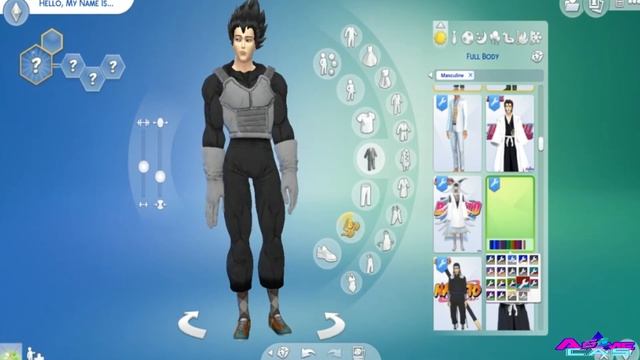VEGETA THE SIMS 4 CAS ANIME CHARACTER DRAGONBALL VEGETA SAIYAN 2 By JUMP FORCE смотреть онлайн
