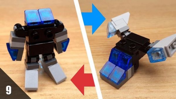 [LEGO Mini Robot Film] LEGO Transformers and Combiners Mecha stop motion animation compilation 1
