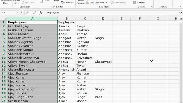 Text to Columns in Excel : MIS Training Ep - 09 смотреть онлайн