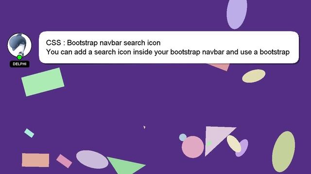 CSS : Bootstrap navbar search icon смотреть онлайн