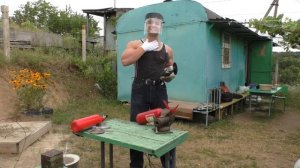 Резка огнетушителя (создание/изготовление тигля)