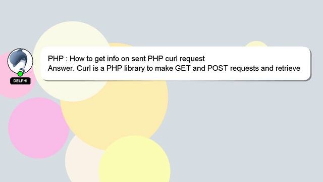 PHP : How to get info on sent PHP curl request смотреть онлайн