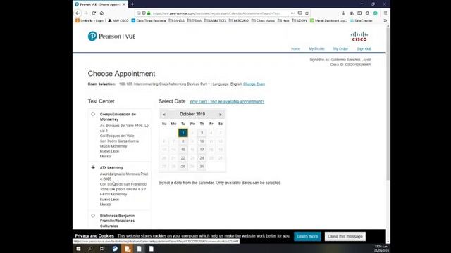 PearsonVue - Proceso de agendar tu examen CCNA | DAYSA смотреть онлайн