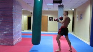 Тайский бокс Работа на Мешках - 100% комбинация