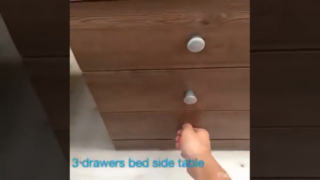 3 drawers bed side table смотреть онлайн