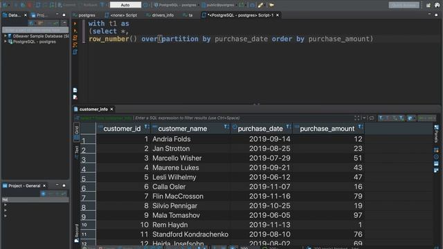 SQL: Top 10 customers for each day/week/month смотреть онлайн