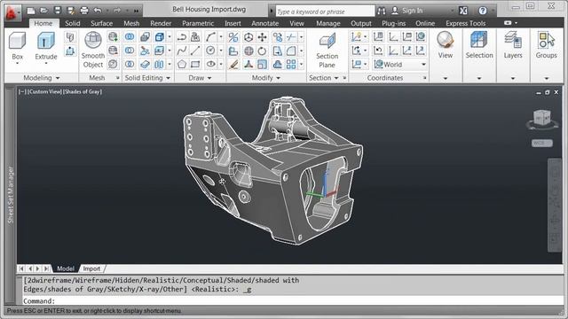 AutoCAD 2012: Model Import смотреть онлайн
