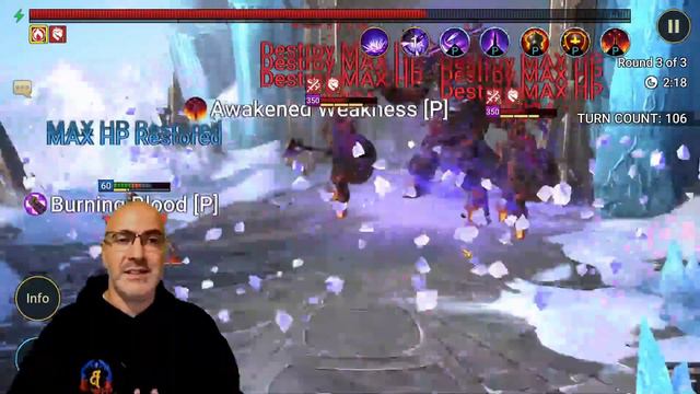 SOLO HARD MODE ICE GOLEN WITH ARTAK RAID: SHADOW LEGENDS смотреть онлайн