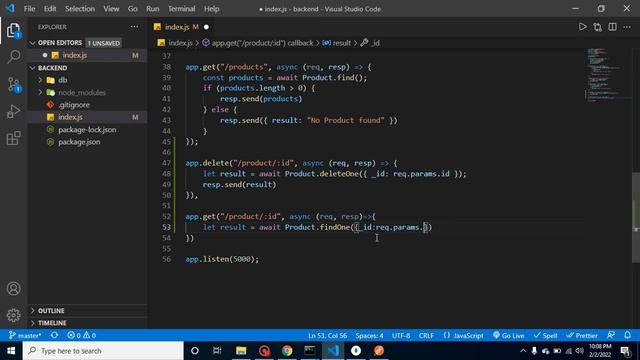React and node JS project in Hindi #27 API for get single product смотреть онлайн