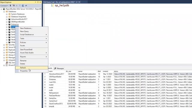 Take a SQL Server Log Backup with SQL Server Management Studio смотреть онлайн