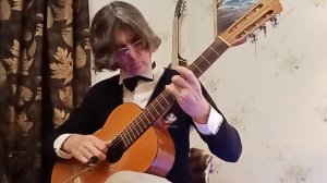 🏰⚜️⚜️⚜️ Гитара Классика. Гитарная пьеса.Н.Паганини.(1782-1840)."Менуэт".💐💐💐