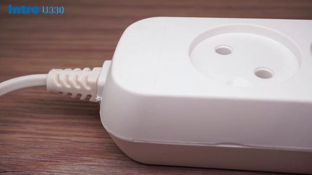 Удлинитель сетевой электрический Intro U330-W без заземления 3 розетки, 3 м, ШВВП 2х0,75мм2, 6A смотреть онлайн