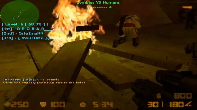 Counter strike 1.6 Zombie Escape - Map: ze_isla_nublar_lg (BrotherHood) смотреть онлайн