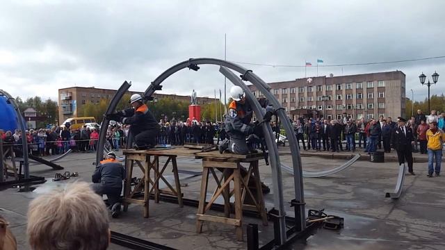 Город Инта. День шахтёра 2016. смотреть онлайн