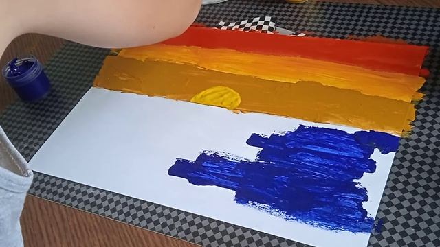 как нарисовать закат с морем смотреть онлайн