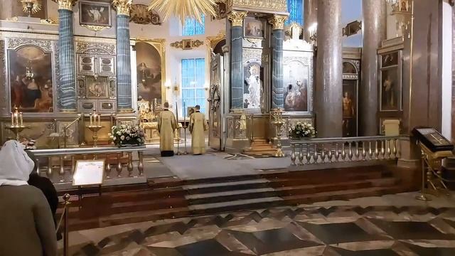 Всенощное бдение в Казанском кафедральном соборе накануне Недели 13-ой по Пятидесятнице смотреть онлайн