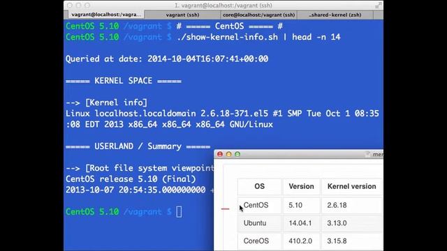 "Shared Kernel" and root file system features of Docker смотреть онлайн
