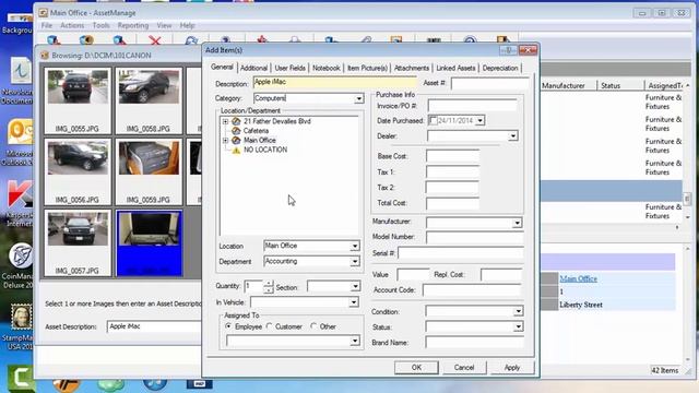 AssetManage asset tracking software - adding images to your assets смотреть онлайн
