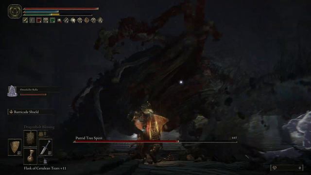 Elden Ring Boss: Putrid Tree Spirit of the War-Dead Catacombs смотреть онлайн