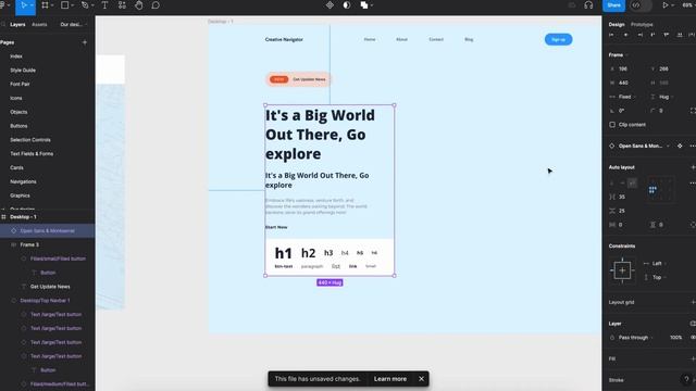 Mastering Figma: Designing Your Service Header смотреть онлайн