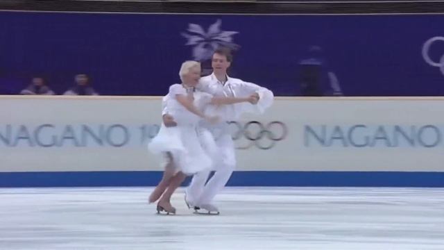 [HDp60] Oksana Grishuk & Evgeniy Platov (RUS) Compulsory Dance Golden Waltz 1998 Olympic Games смотреть онлайн