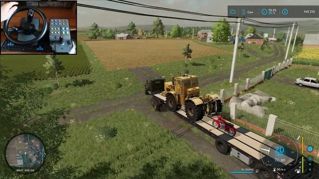 НАШЕЛ ЗАБРОШЕННЫЙ КИРОВЕЦ К-700 Farming Simulator 22 смотреть онлайн