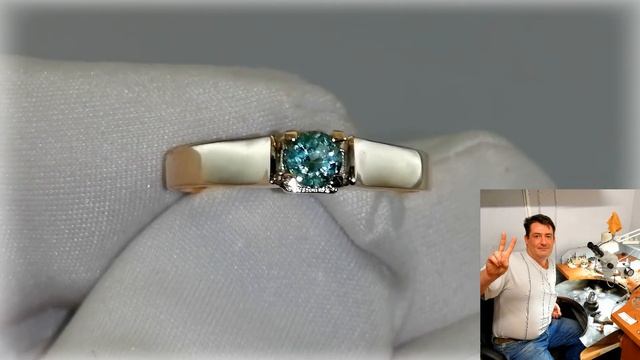 Кольцо «Лёгкий стиль» золото 9K (375 проба) , изумруд. смотреть онлайн