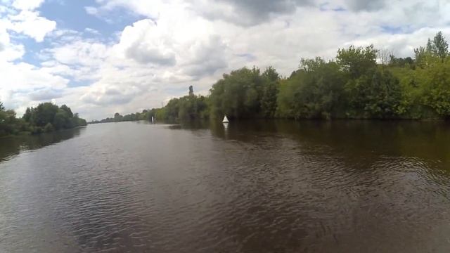 Обкатка мотора hidea 9.9 по Москве реке CompAs 350 [Moscow river] смотреть онлайн