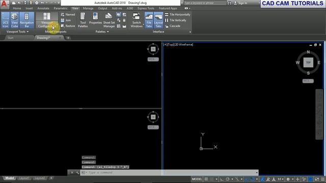 AutoCAD 2018 Tutorial for Beginners 62 HOW TO RESTORE VIEWPORT IN AUTOCAD# смотреть онлайн