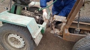 мини трактор переломка 4х4 своими руками ч2