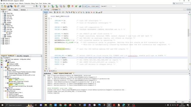 Pic16F676 Part 10 C programming Basic 28BYJ-48 stepper motor control Version 2 смотреть онлайн