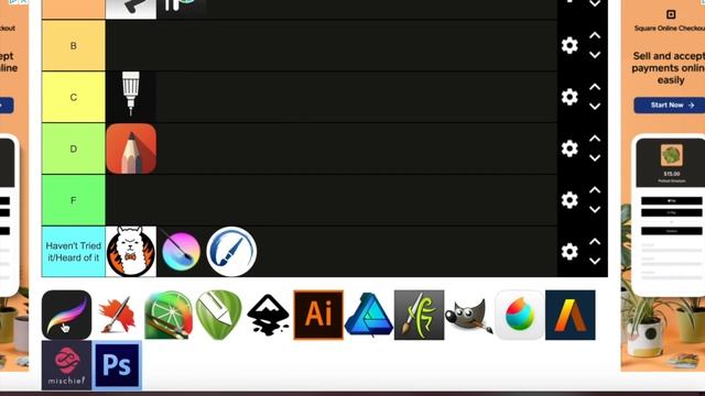 Digital art program tier list! смотреть онлайн