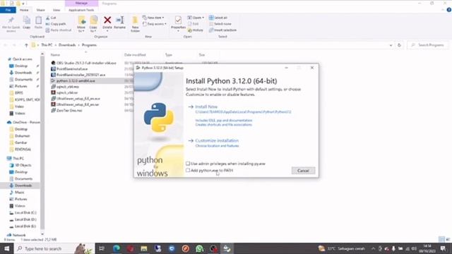 Cara Menginstal Python di Laptop_Roby Nur Cahya_2203015020 смотреть онлайн