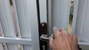 Автоматические откатные ворота с калиткой внутри в г. Лобня