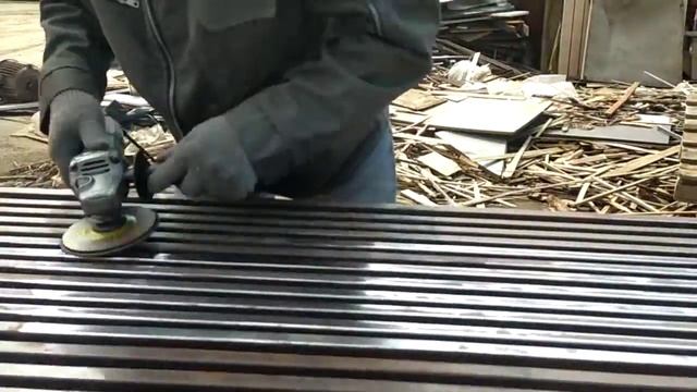 Снятие краски с профильной трубы смотреть онлайн