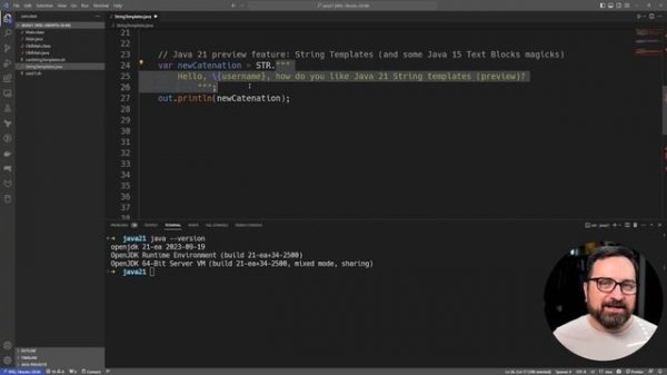 Java 21 String Templates | Java 21 New Features