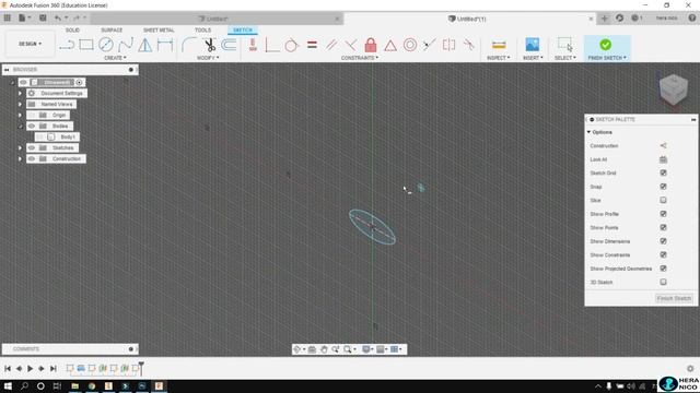 Fusion360: Create a propeller (fin) смотреть онлайн