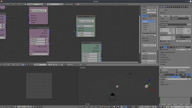 NESTED LOOPS | Blender Animation Nodes (Visual Programming for Artists) смотреть онлайн