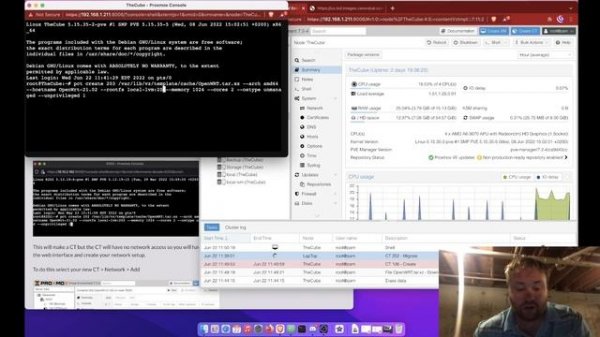 Install OpenWRT in a CT on Proxmox