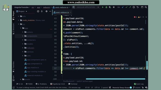 NgRx angular in Hindi #12: Completing post reducer смотреть онлайн