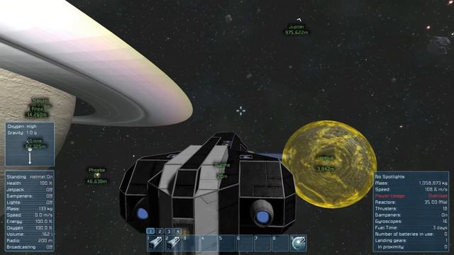 Space Engineers: Saturn's Moon mod смотреть онлайн