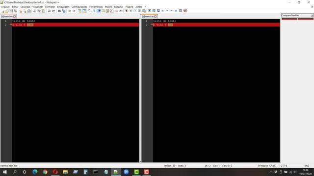 Comparar arquivos de texto no Notepad++ смотреть онлайн