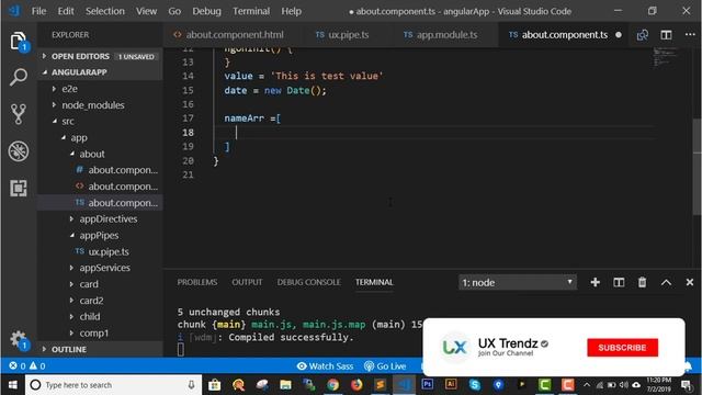 Custom Pipes in Angular 6+ | Angular Pipe | Angular 6 Tutorial in Hindi (2019) [#39] смотреть онлайн