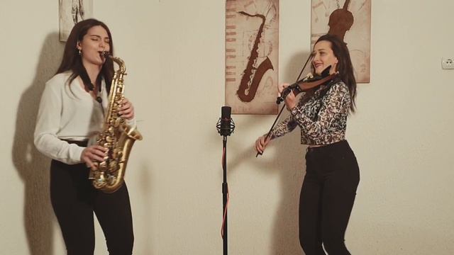 BELLA CIAO - saxophone & violin cover by Alexandra and Tankica Ilieva смотреть онлайн