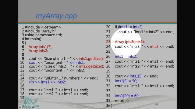 1082 PD2 [W11] 8.4 Case Study: Array Class (1/3) смотреть онлайн