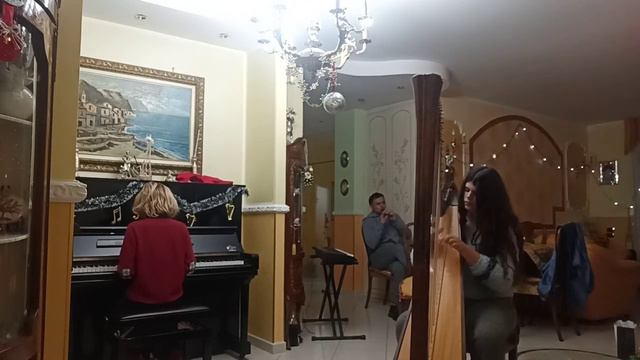 'Tu scendi dalle stelle" "Quanno nascette ninno"di Sant'Alfonso dei Liguori suonata da casa Prisco смотреть онлайн