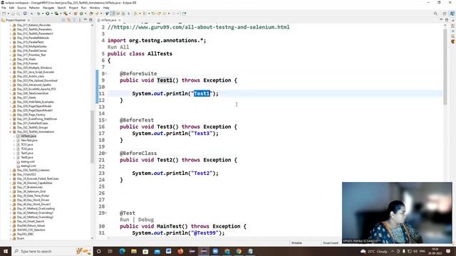 TestNG Groups and Annotation by Aruna- Sduhakar 9294052778 смотреть онлайн