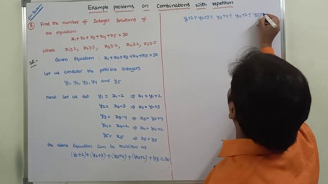 FIND THE NUMBER OF INTEGER SOLUTIONS OF THE EQUATION X1+X2+X3+X4+X5=30 смотреть онлайн