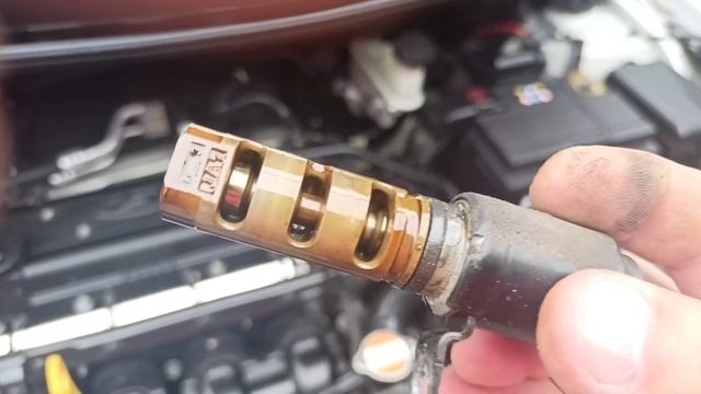 Электромагнитный клапан фазовращателя распредвалов. Датчик положения распредвалов Хёндэ Солярис. смотреть онлайн