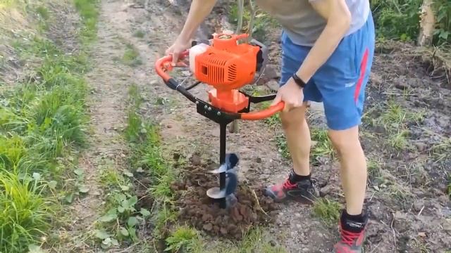 Бензобур KASKAD AG-520, AG-520,2.5 кВт 52см3, посадка 20мм смотреть онлайн